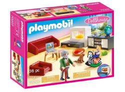 PLAYMOBIL DOLLHOUSE - SALON AVEC CHEMINÉE #70207